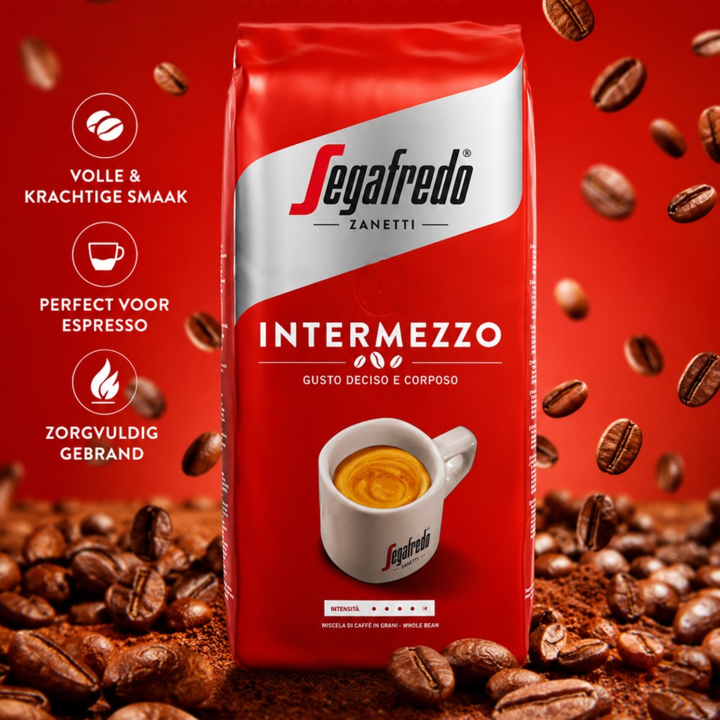 Generated Segafredo Intermezzo coffee listing visual